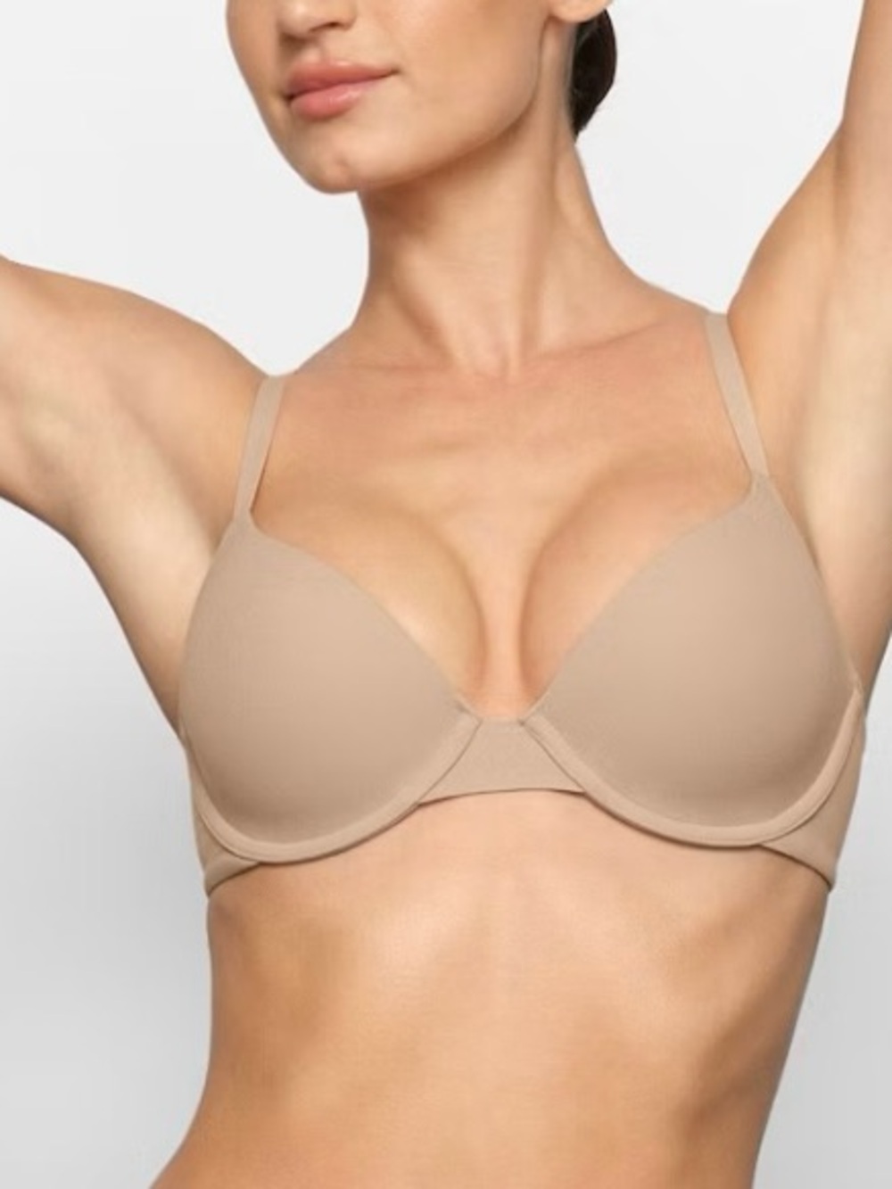 SKIMS Fits Everybody T-Shirt Bra Color OCHRE